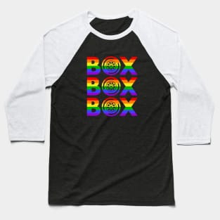 "Box Box Box" F1 Tyre Compound Pride Design Baseball T-Shirt